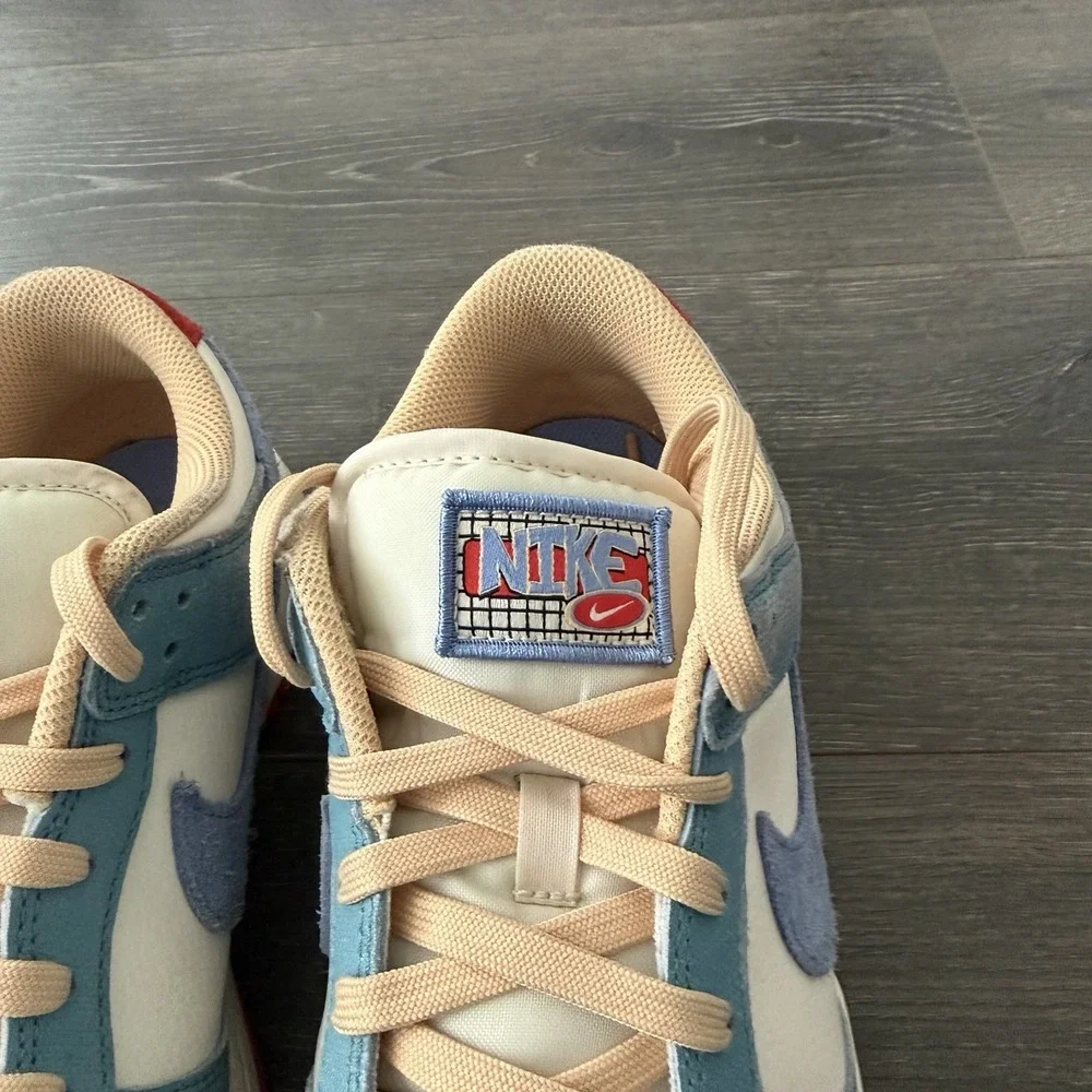Nike Dunk Low PRM Sketch & Exploration HJ9112-110 Pale Ivory/Royal Pulse Sz 10